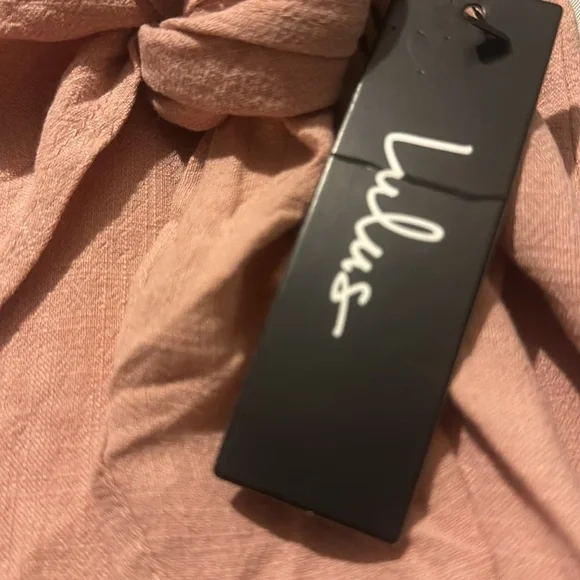 NWT Lulus Ayla Pink Tie-Front Mini Skirt size small - Picture 10 of 16